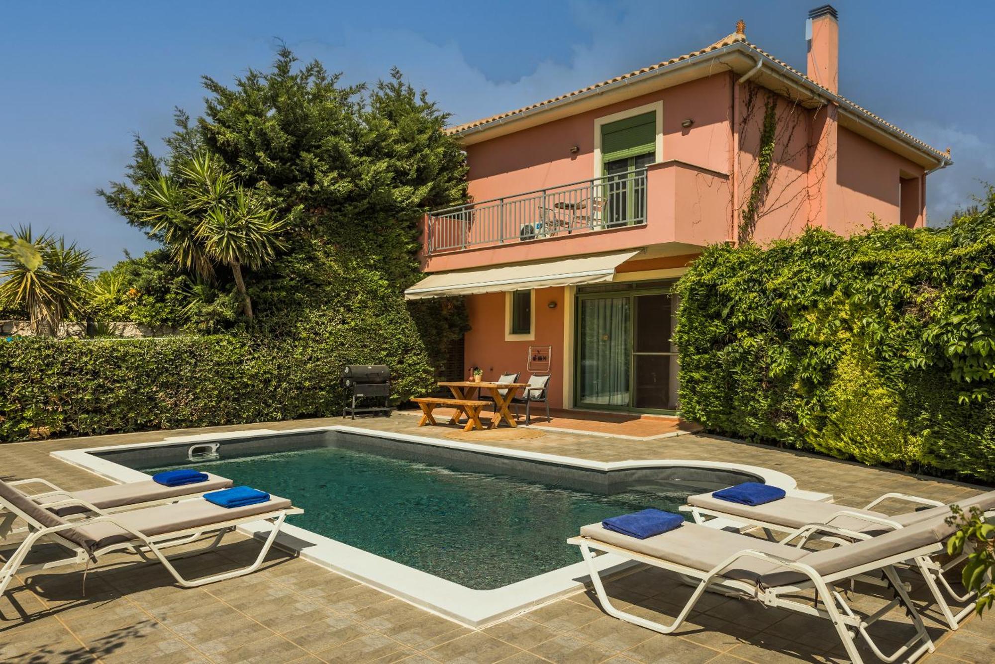 Villa Siora Rosa Skala  Ngoại thất bức ảnh